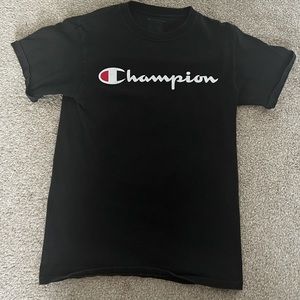 Small black woman’s Champion t shirt- Barely worn